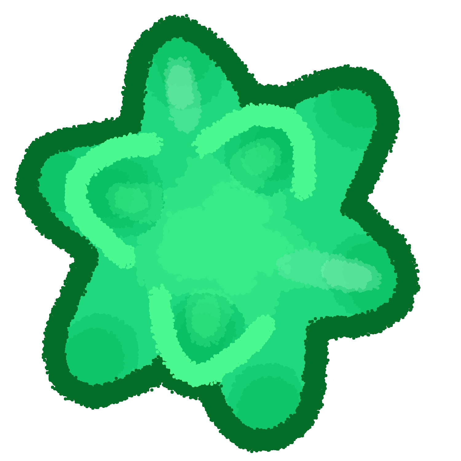 an emerald 3d-looking star fragment from animal crossing. it comes to 9 visible points